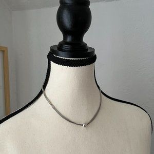 Silpada Thoreau Sterling Silver Necklace Three Strands with ball New With Box